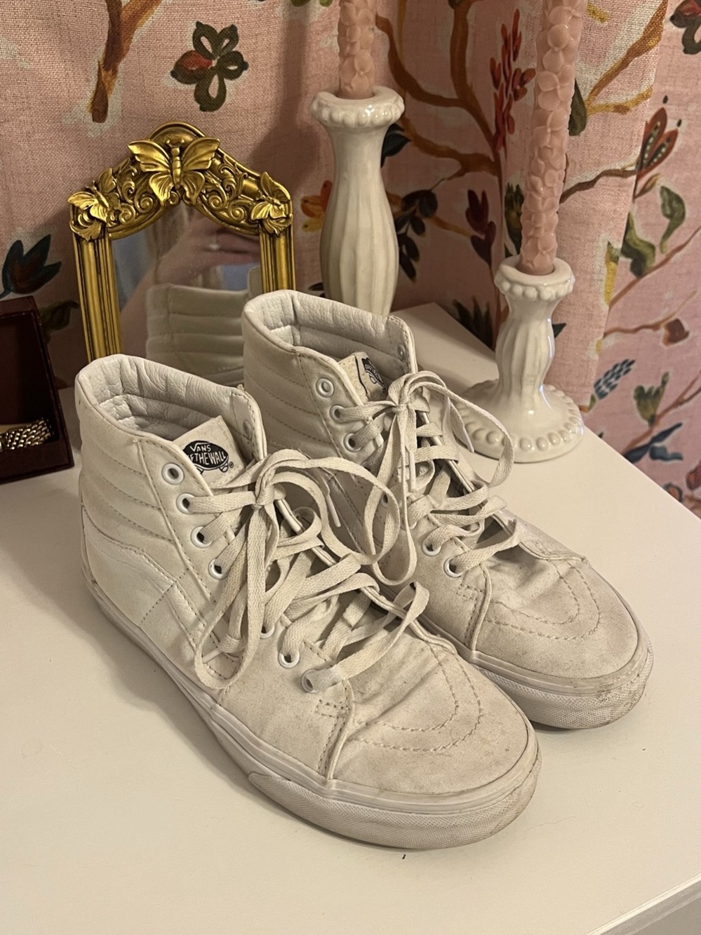Vans Sk8-Hi True White High Top Sneakers White